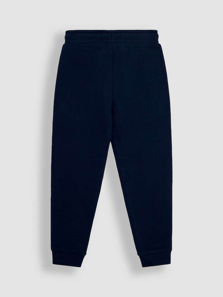 JoJo Maman Bébé Khaki Green & Navy Blue 2-Pack Joggers - Image 5 of 5