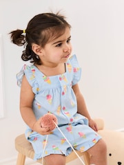 بيجاما منسوجة مزينة بطبعة من JoJo Maman Bébé - صورة 1 من 11