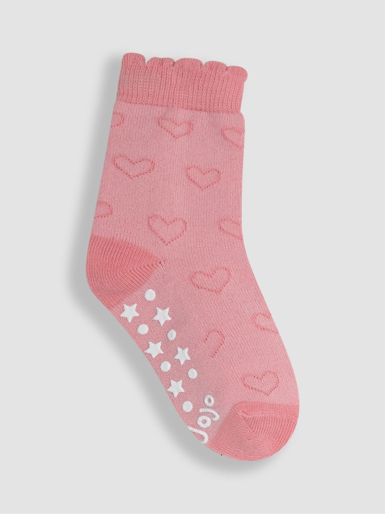 JoJo Maman Bébé Pink Socks 5 Pack - Image 2 of 8