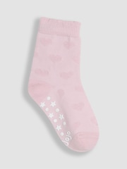 JoJo Maman Bébé Pink Socks 5 Pack - Image 5 of 8