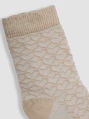 JoJo Maman Bébé Pink Socks 5 Pack - Image 7 of 8