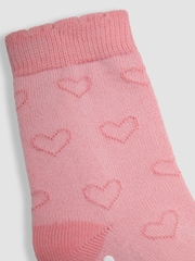 JoJo Maman Bébé Pink Socks 5 Pack - Image 8 of 8