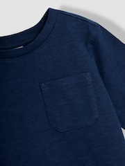 JoJo Maman Bébé Blue 2 Pack New York & Striped T-Shirts - Image 3 of 3