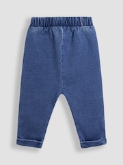 JoJo Maman Bébé Ecru Organic Cotton Sail Boat Sweatshirt & Joggers Set - Image 5 of 5