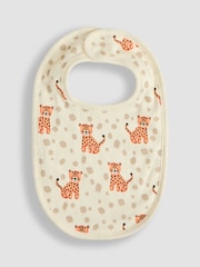 JoJo Maman Bébé Neutral Print Bibs 2 Pack - Image 3 of 5