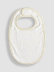 JoJo Maman Bébé Neutral Print Bibs 2 Pack - Image 5 of 5