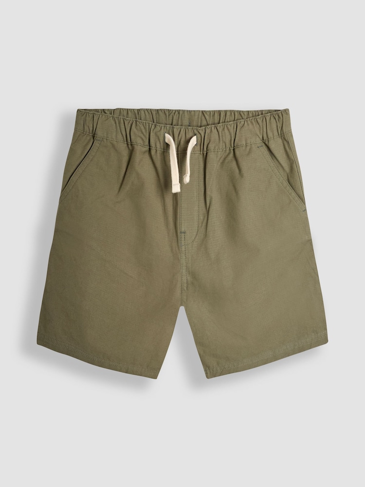 JoJo Maman Bébé Natural Stone Utility Shorts - Image 1 of 3
