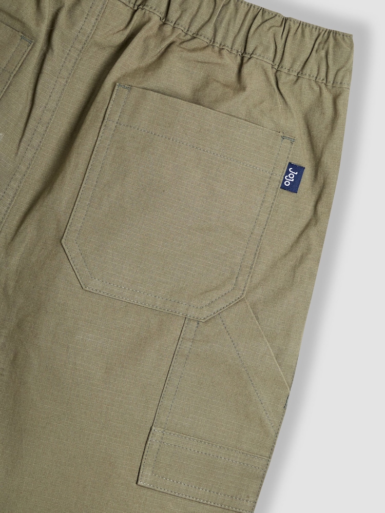 JoJo Maman Bébé Natural Stone Utility Shorts - Image 3 of 3