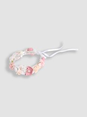 JoJo Maman Bébé Pastel Flower Crown Headband - Image 2 of 4