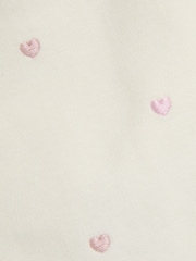 JoJo Maman Bébé Cream Baby Embroidered Bib - Image 3 of 3