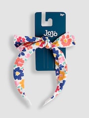 JoJo Maman Bébé Pink Bow Headband - Image 1 of 3