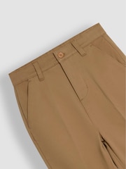 JoJo Maman Bébé Tan Brown Smart Chino - Image 2 of 3