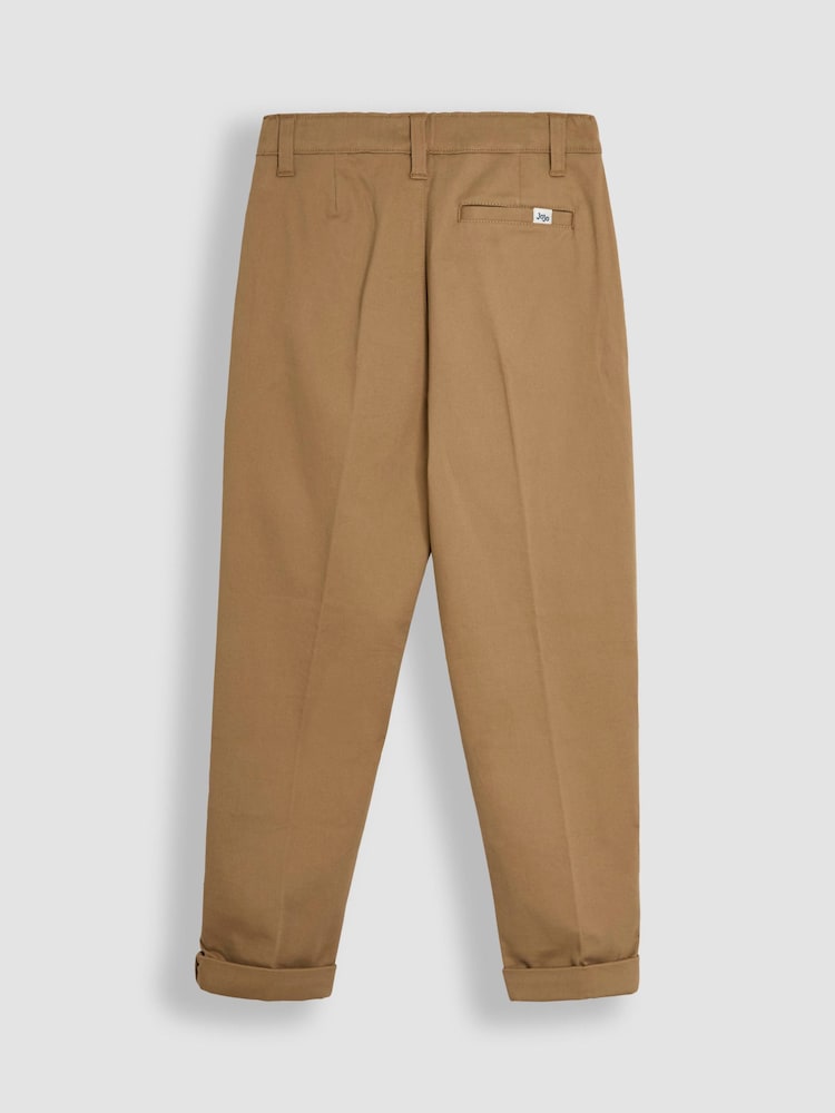 JoJo Maman Bébé Tan Brown Smart Chino - Image 3 of 3