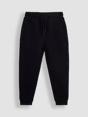 JoJo Maman Bébé Charcoal Marl & Black 2-Pack Joggers - Image 4 of 5