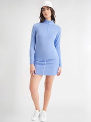 Calvin Klein Golf Blue San Marcos Quarter Zip Top - Image 1 of 7