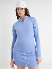 Calvin Klein Golf Blue San Marcos Quarter Zip Top - Image 4 of 7