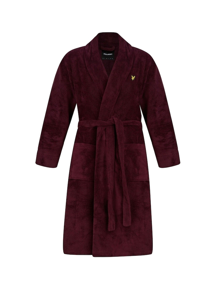 Lyle & Scott Red Lucas Bathrobe - Image 1 of 3