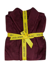 Lyle & Scott Red Lucas Bathrobe - Image 3 of 3