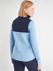 Calvin Klein Golf Cecily Blue Hybrid Quarter Zip Sweatshirt - Image 2 of 8