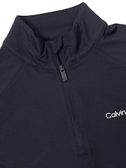 Calvin Klein Golf Blue San Marcos Quarter Zip Sweatshirt - Image 7 of 7