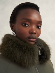 Hobbs Green Frome Puffer Jacket - Image 3 of 4