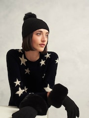 Hobbs Black Alison Winter Hat - Image 1 of 3