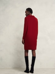 Hobbs Red Audrey Knitted Dress - Image 2 of 4