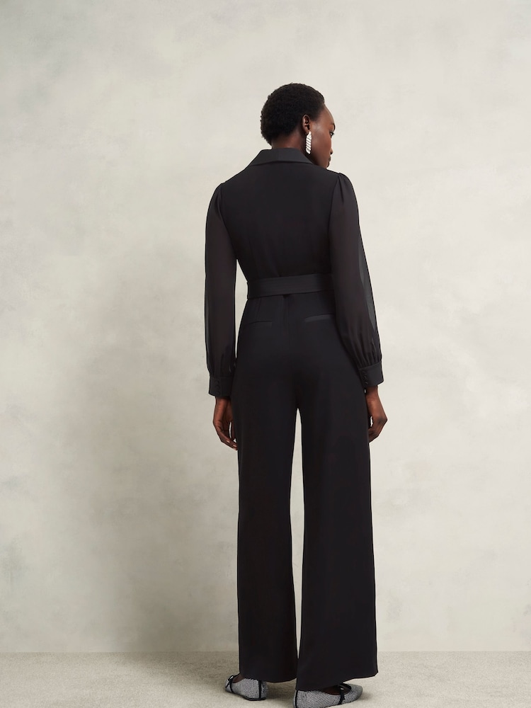 Hobbs Black Maia Sleeved Jumpsuit - Image 2 of 4