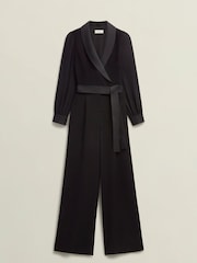 Hobbs Black Maia Sleeved Jumpsuit - Image 4 of 4