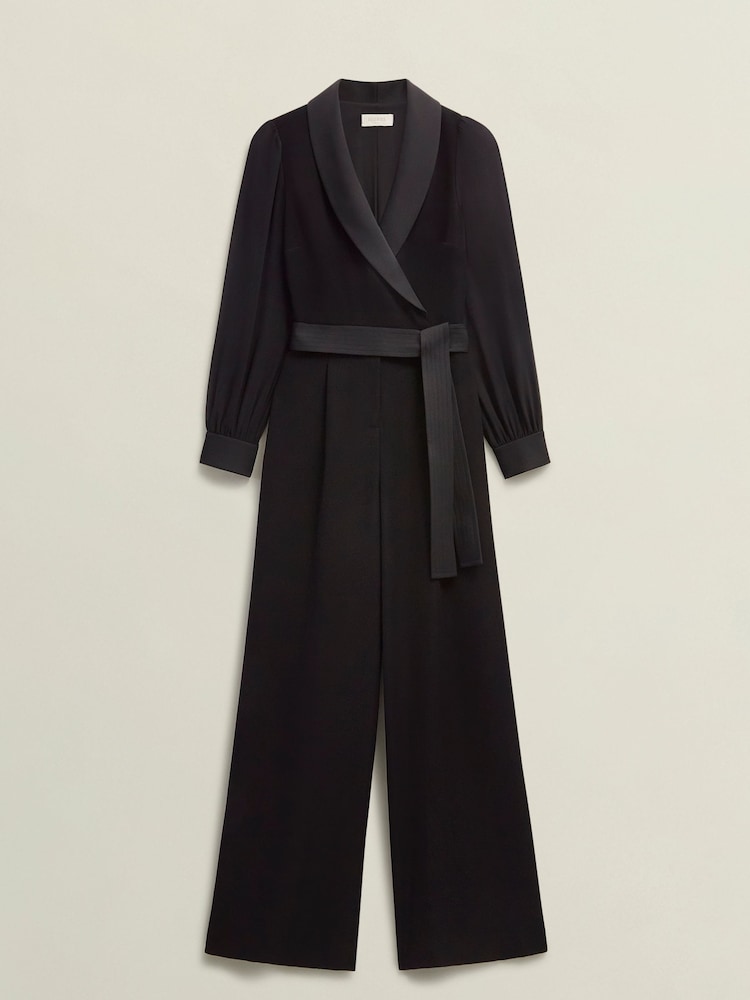 Hobbs Black Maia Sleeved Jumpsuit - Image 4 of 4
