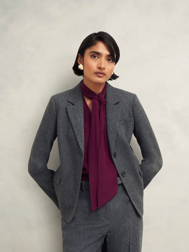 Hobbs Grey Elsie Jacket - Image 1 of 4 Hobbs Grey Elsie Jacket - Image 1 of 4