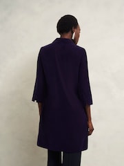 Hobbs Blue Velvet Marciella Dress - Image 2 of 4