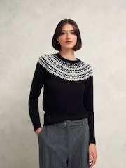 Hobbs Blue Greta Sparkle Jumper - Image 1 of 4