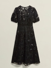Hobbs Black Ami Lace Dress - Image 4 of 4