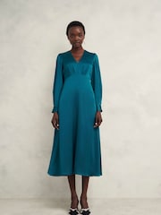 Hobbs Blue Anais Dress - Image 1 of 7