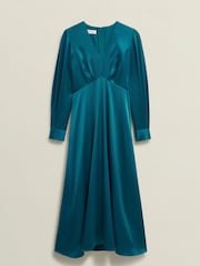 Hobbs Blue Anais Dress - Image 7 of 7