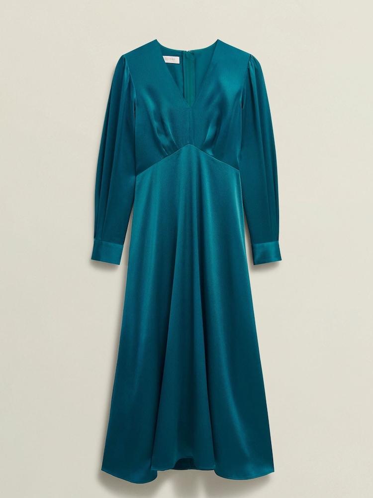 Hobbs Blue Anais Dress - Image 7 of 7