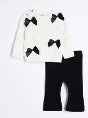 River Island Bebeluș Fete Turban Set 100% Bumbac - Imaginea 1 din 1