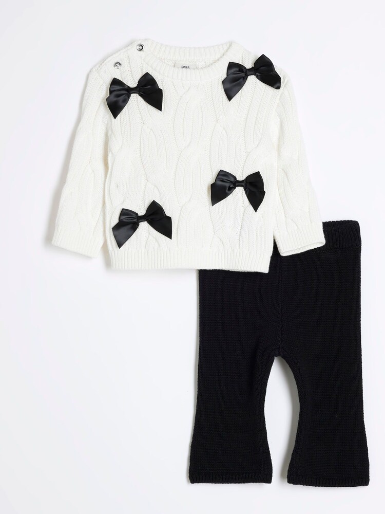 River Island Bebeluș Fete Turban Set 100% Bumbac - Imaginea 1 din 1