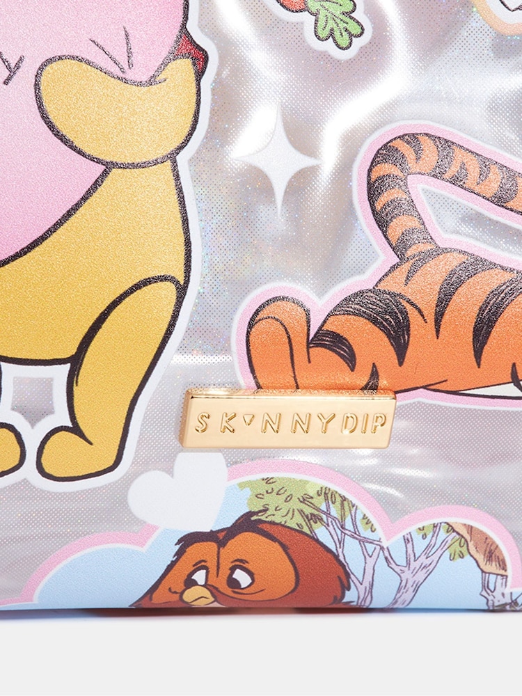 Skinnydip Pink Winnie the Pooh Cute Sticker Make-Up Bag - Image 5 of 5