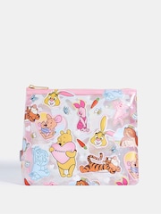 Skinnydip Pink Winnie the Pooh Cute Sticker Wash Bag - Image 1 of 5