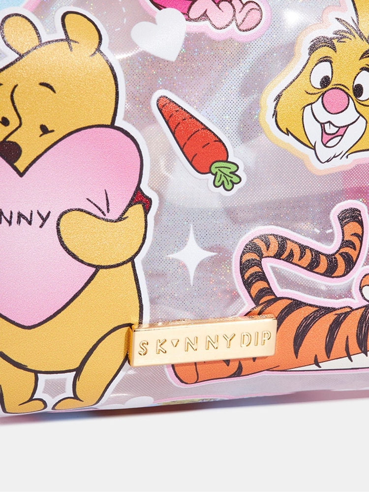 Skinnydip Pink Winnie the Pooh Cute Sticker Wash Bag - Image 5 of 5