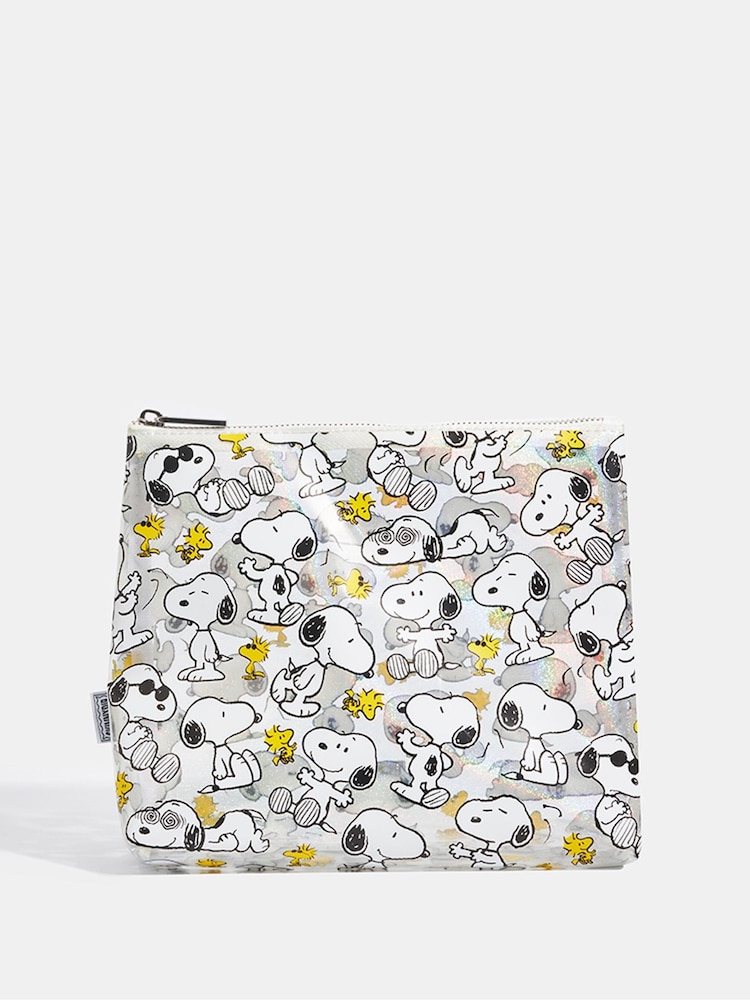 Skinnydip Yellow Peanuts Snoopy Wash Bag - Image 1 of 4