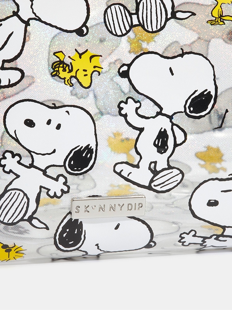 Skinnydip Yellow Peanuts Snoopy Wash Bag - Image 4 of 4