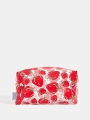 Skinnydip Red Strawberry Bow Make-Up Bag - Image 1 of 5