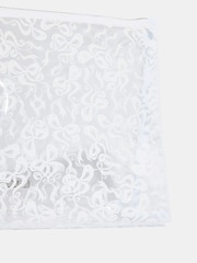 Skinnydip Bow Swirl White Wash Bag - Image 3 of 5