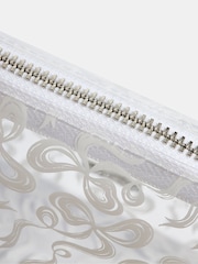 Skinnydip Bow Swirl White Wash Bag - Image 5 of 5