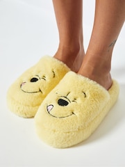 Skinnydip Yellow Skinnydip Disney Winnie The Pooh White Slippers - Image 3 of 5