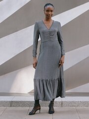 Albaray Silver Glitter Maxi Dress - Image 1 of 4