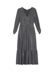 Albaray Silver Glitter Maxi Dress - Image 4 of 4